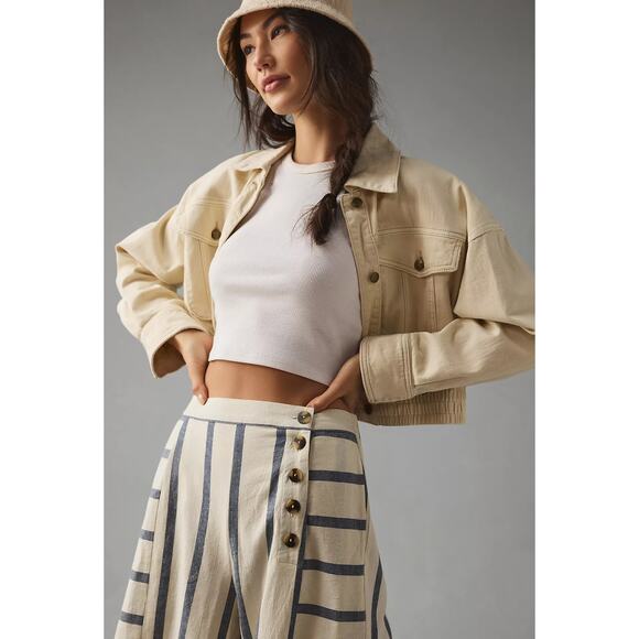 NWT Maeve Striped Sailor Culotte Pants - Size 12 - Picture 4 of 6